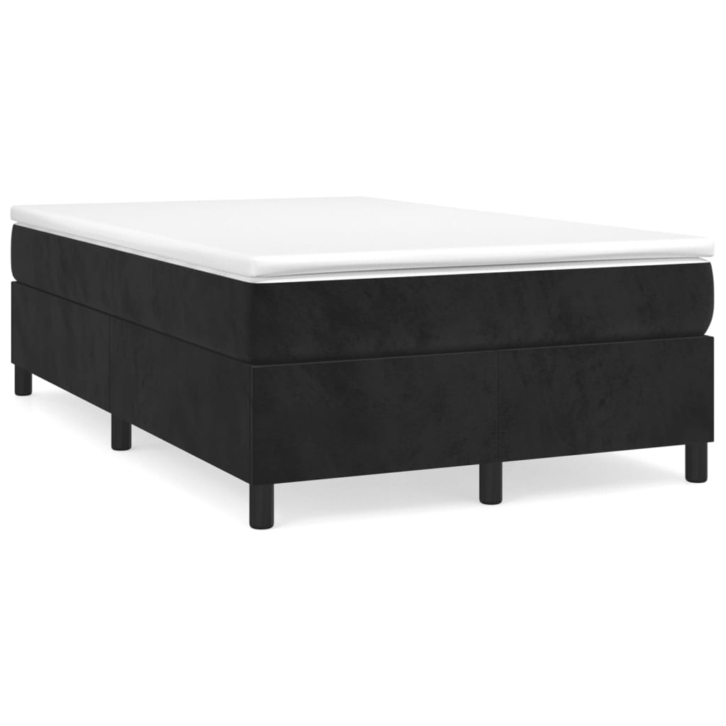 Boxspringbett Mit Matratze Samt Schwarz