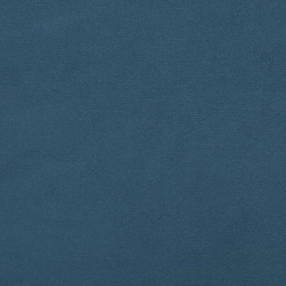 Boxspringbett Mit Matratze Dunkel Samt Blau