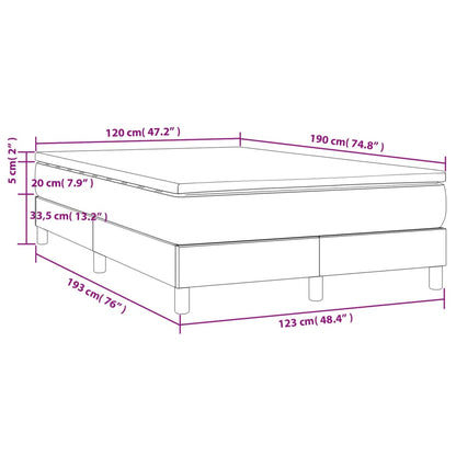 Boxspringbett Mit Matratze Dunkel Samt Blau
