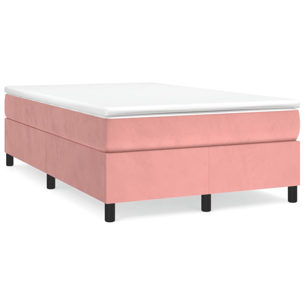 Boxspringbett Mit Matratze Samt Rosa