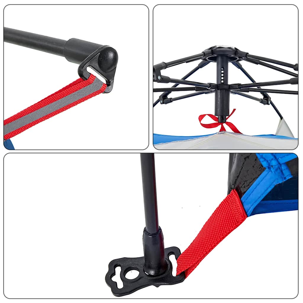 Strandzelt 2 Personen Quick Release Wasserdicht Azurblau