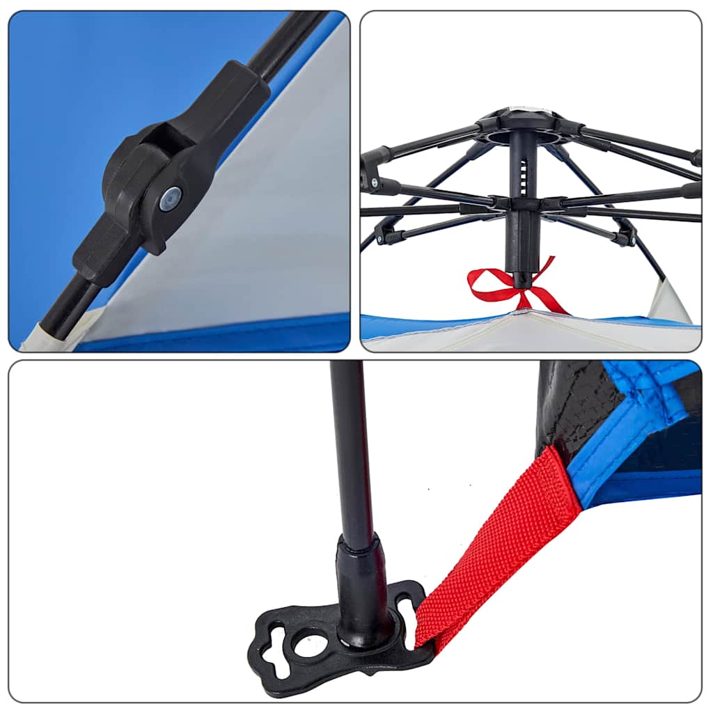 Strandzelt 2 Personen Quick Release Wasserdicht Azurblau