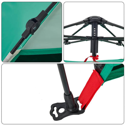 Strandzelt 2 Personen Seegrün Quick Release Wasserdicht Meeresgrün