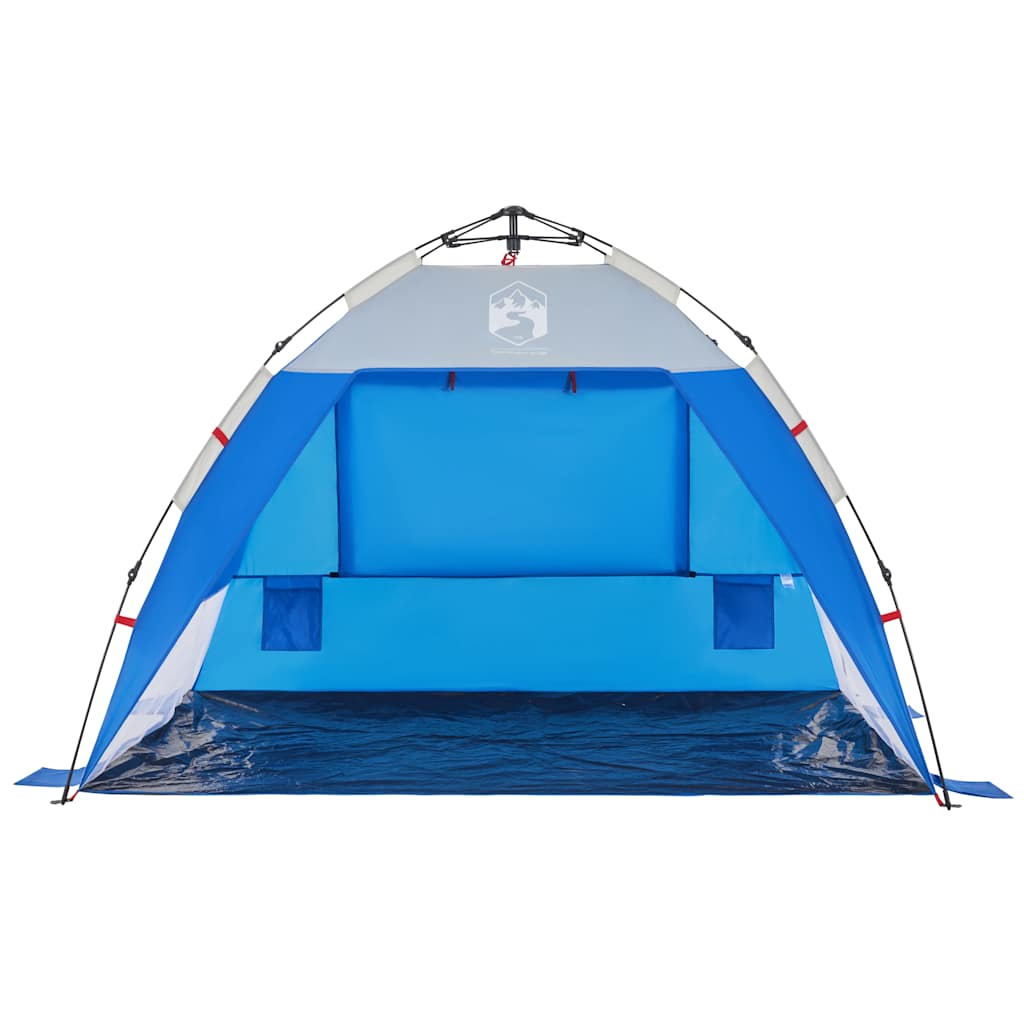 Strandzelt 2 Personen Quick Release Wasserdicht Azurblau