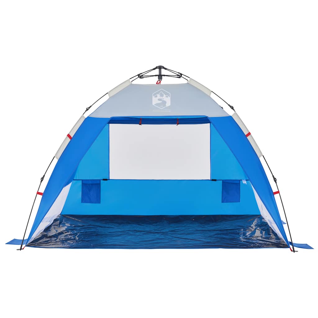 Strandzelt 2 Personen Quick Release Wasserdicht Azurblau