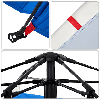 Strandzelt 3 Personen Quick Release Wasserdicht Azurblau