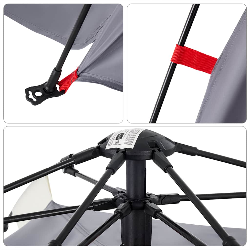 Strandzelt 3 Personen Quick Release Wasserdicht Grau