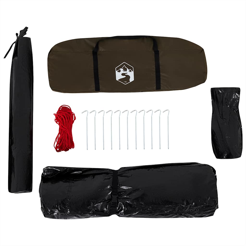 Angelzelt 5 Personen Wasserdicht Olivgrün