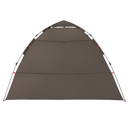 Angelzelt 4 Personen Quick Release Braun