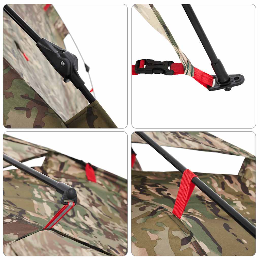 Angelzelt 4 Personen Tarnmuster Quick Release Camouflage