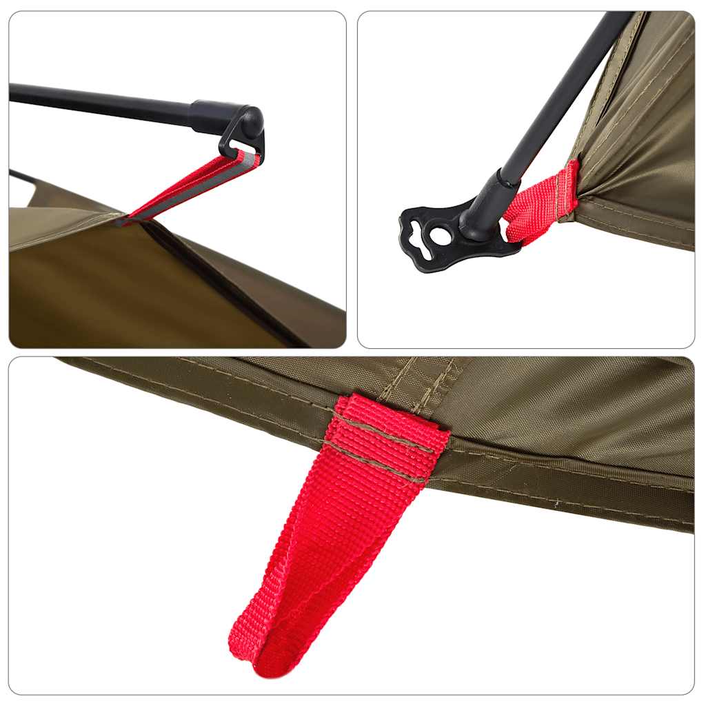 Angelzelt 4 Personen Quick Release Olivgrün