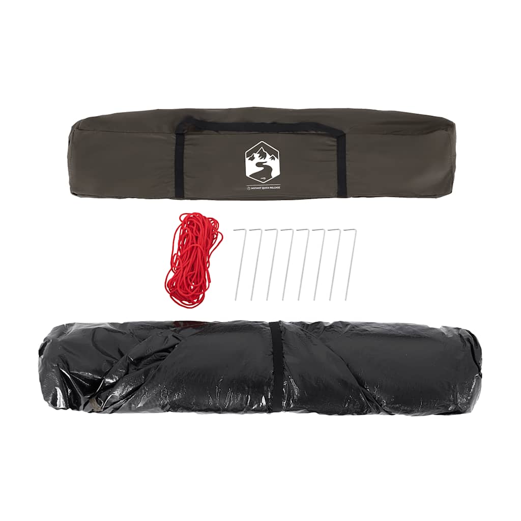 Angelzelt 4 Personen Quick Release Braun