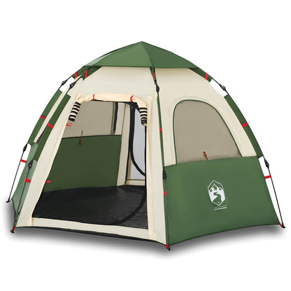 Campingzelt 4 Personen Quick Release Grün
