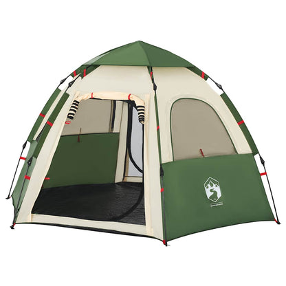Campingzelt 4 Personen Quick Release Grün