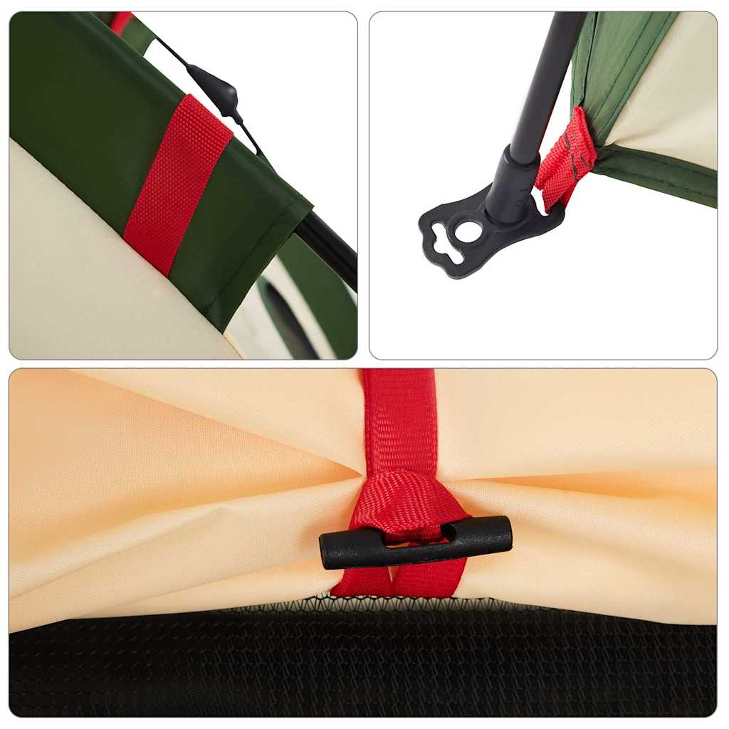 Campingzelt 4 Personen Quick Release Grün