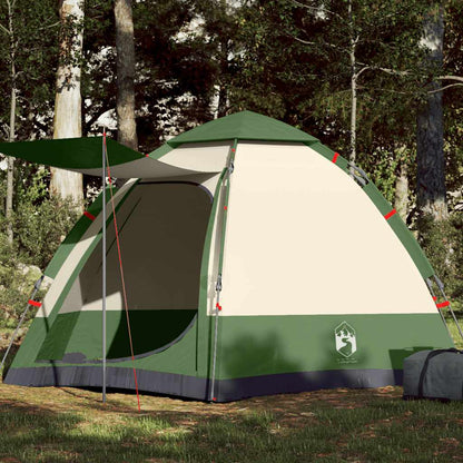 Campingzelt 4 Personen Quick Release Grün