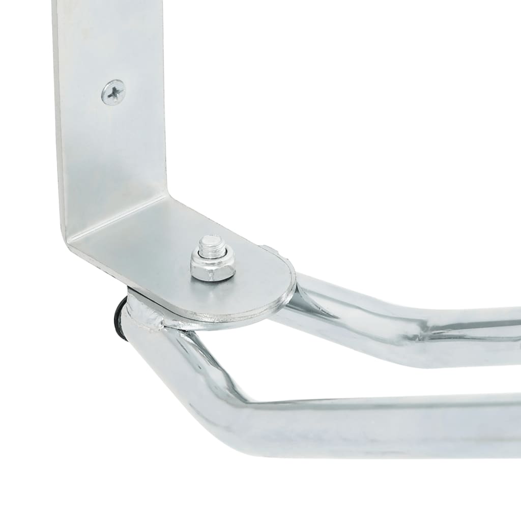 Fahrradständer 2 Stk. Wandmontage Verzinkter Stahl