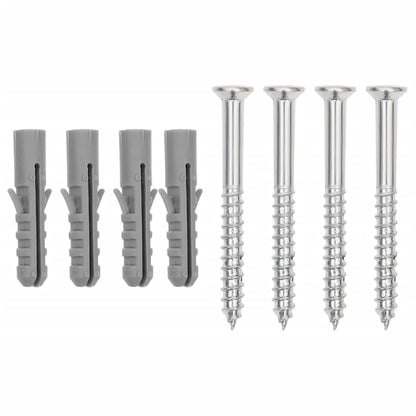 Fahrradständer 2 Stk. Wandmontage Verzinkter Stahl