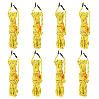 Zeltleinen Mit Seilspannern 8 Stk. Reflektierend 4 M 4 Mm