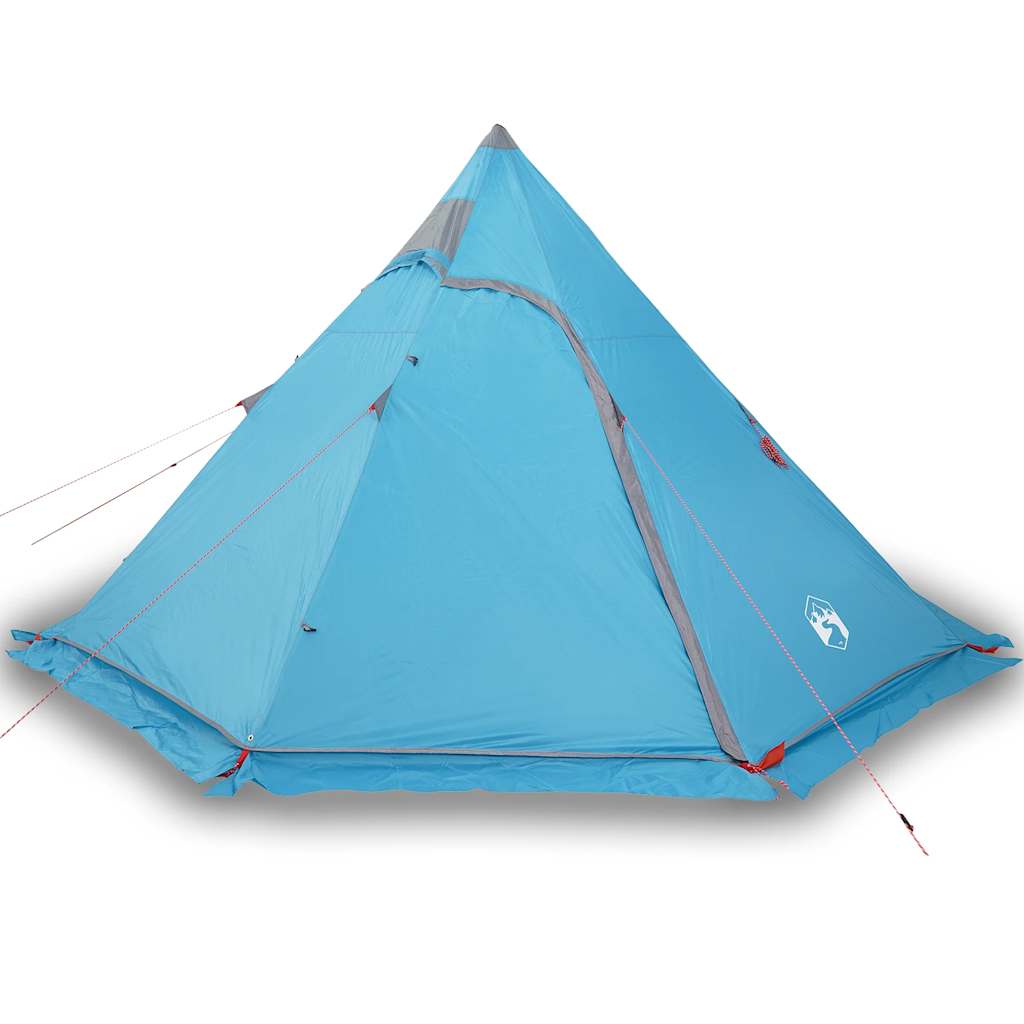 Tipi-Campingzelt 5 Person Wasserdicht Blau