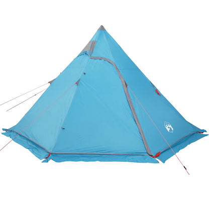 Tipi-Campingzelt 5 Person Wasserdicht Blau