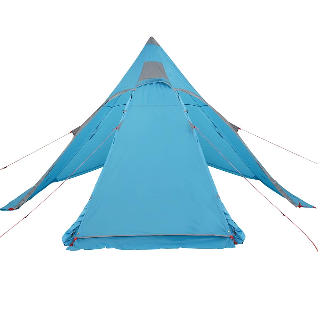 Tipi-Campingzelt 5 Person Wasserdicht Blau