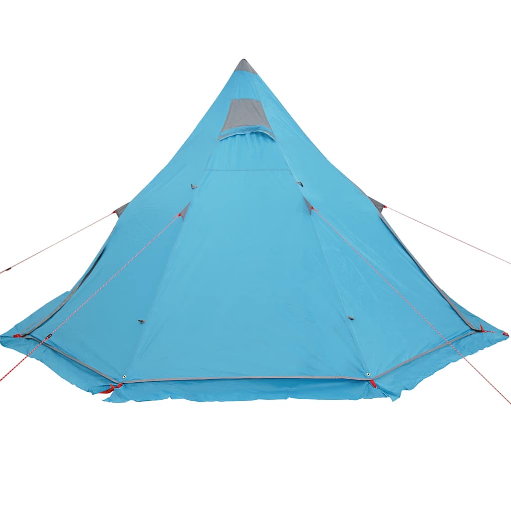 Tipi-Campingzelt 5 Person Wasserdicht Blau