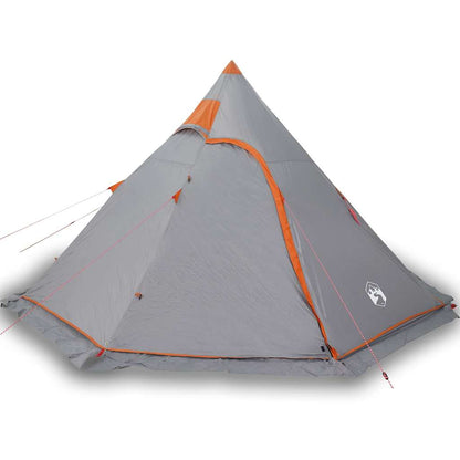 Tipi-Campingzelt 5 Personen Wasserdicht Grau