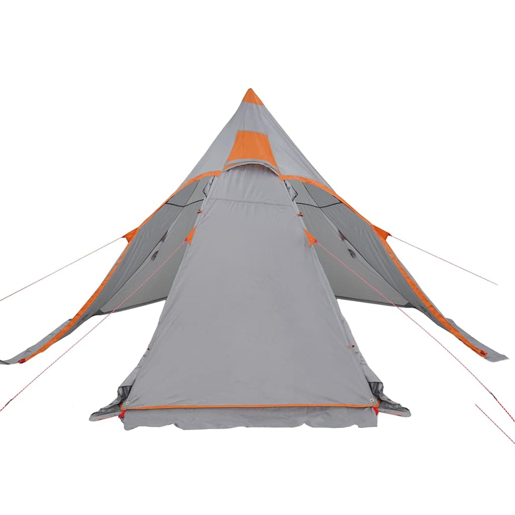 Tipi-Campingzelt 5 Personen Wasserdicht Grau