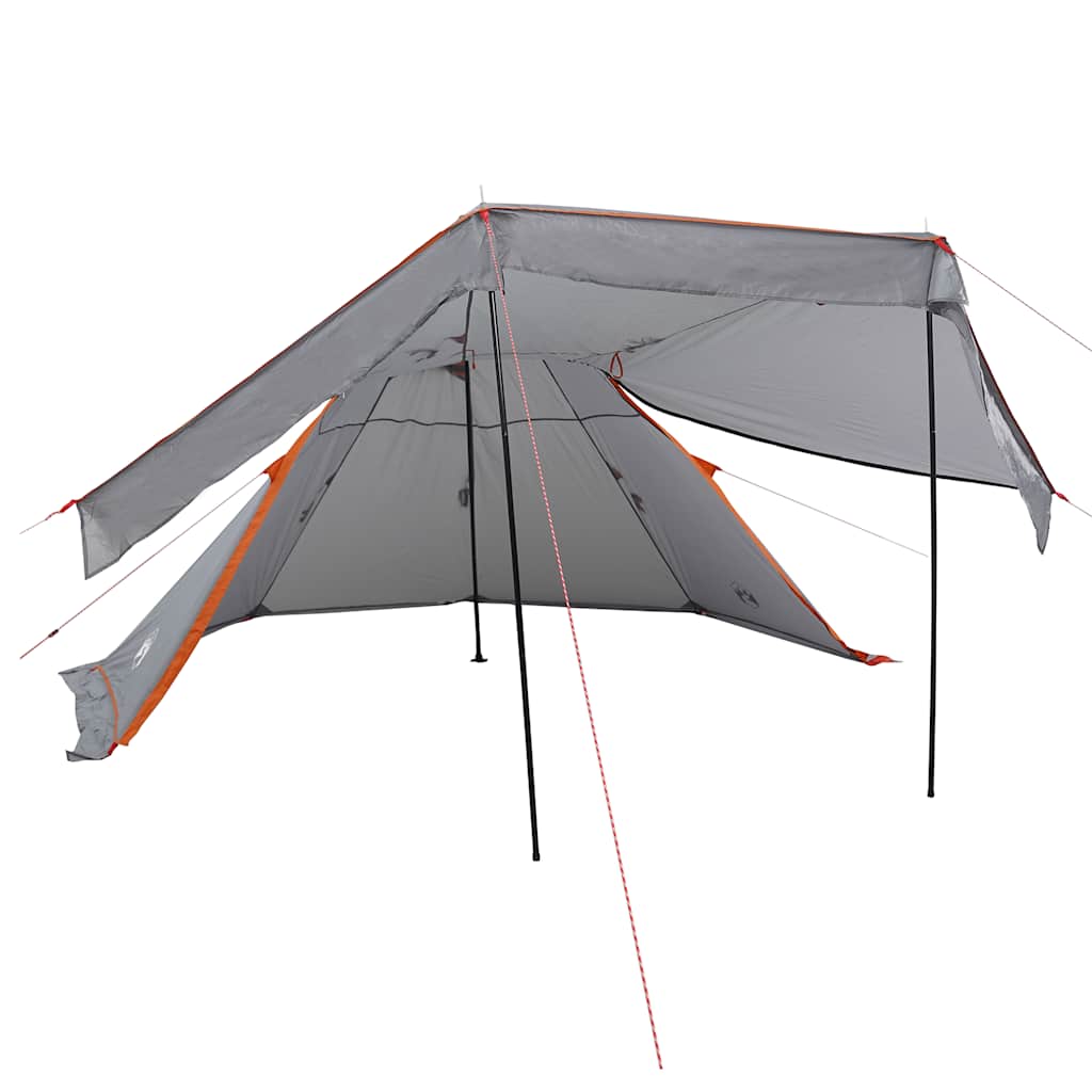 Tipi-Campingzelt 5 Personen Wasserdicht Grau