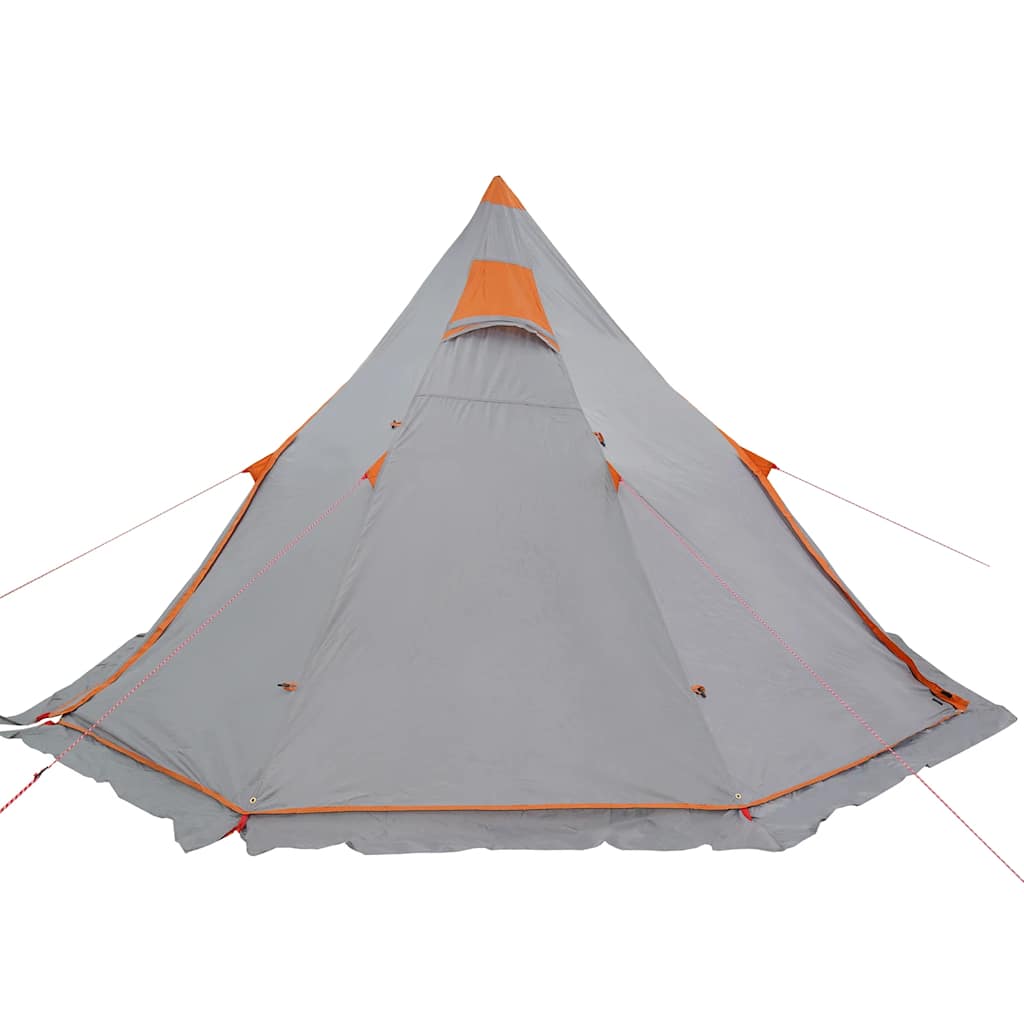 Tipi-Campingzelt 5 Personen Wasserdicht Grau