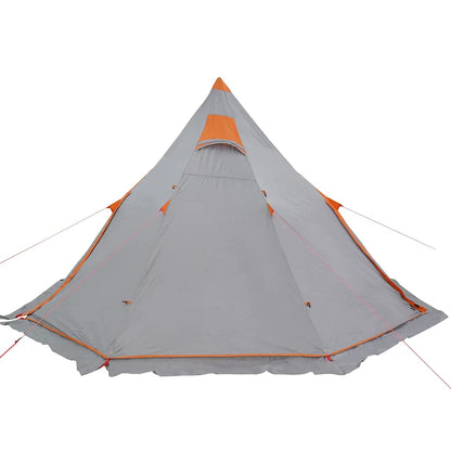 Tipi-Campingzelt 5 Personen Wasserdicht Grau