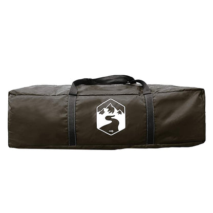 Tunnel-Familienzelt 6 Personen Wasserdicht Braun