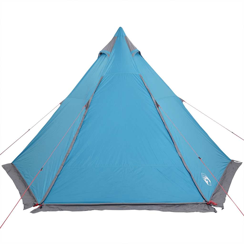 Tipi-Familienzelt 6 Personen Wasserdicht Blau