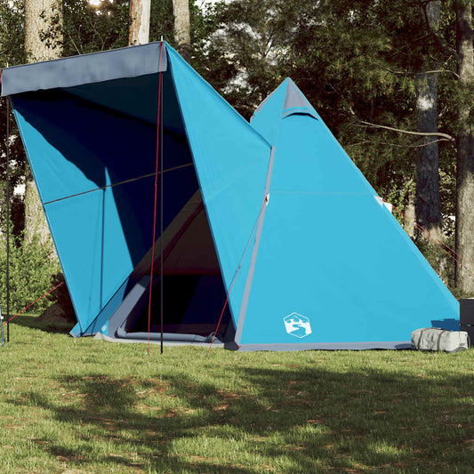 Tipi-Familienzelt 6 Personen Wasserdicht Blau