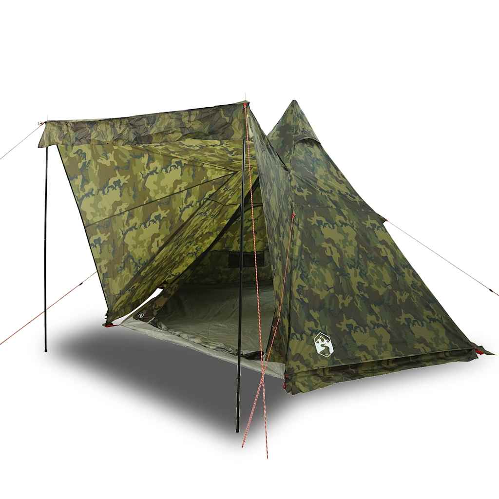 Tipi-Familienzelt 6 Personen Tarnmuster Wasserdicht Camouflage