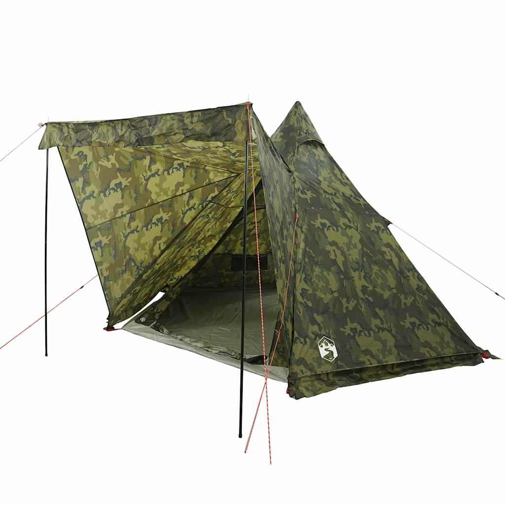 Tipi-Familienzelt 6 Personen Tarnmuster Wasserdicht Camouflage