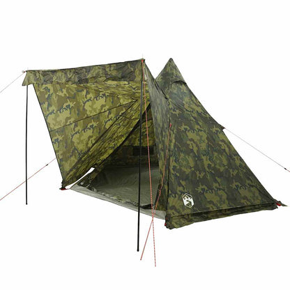 Tipi-Familienzelt 6 Personen Tarnmuster Wasserdicht Camouflage