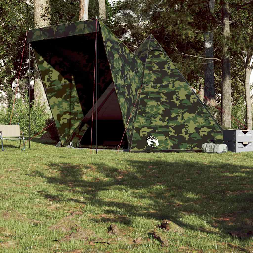 Tipi-Familienzelt 6 Personen Tarnmuster Wasserdicht Camouflage