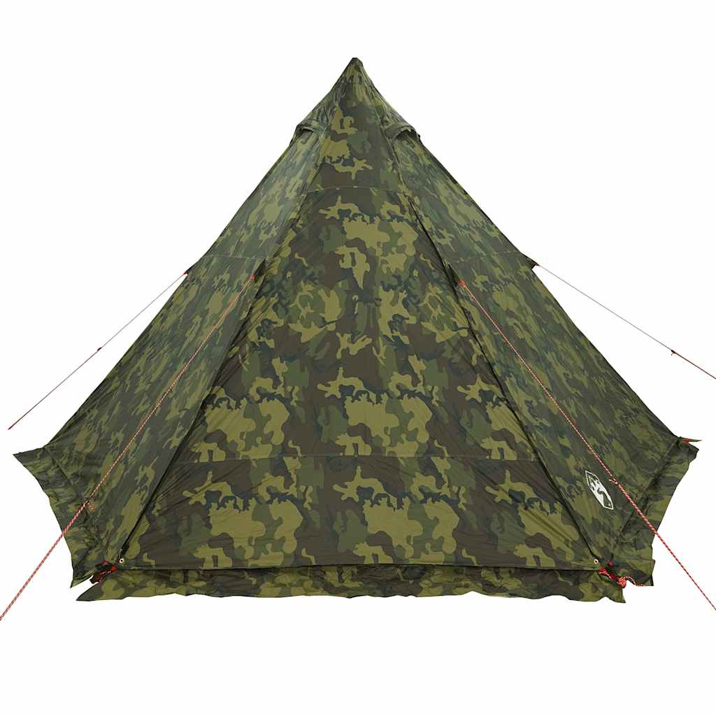 Tipi-Familienzelt 6 Personen Tarnmuster Wasserdicht Camouflage