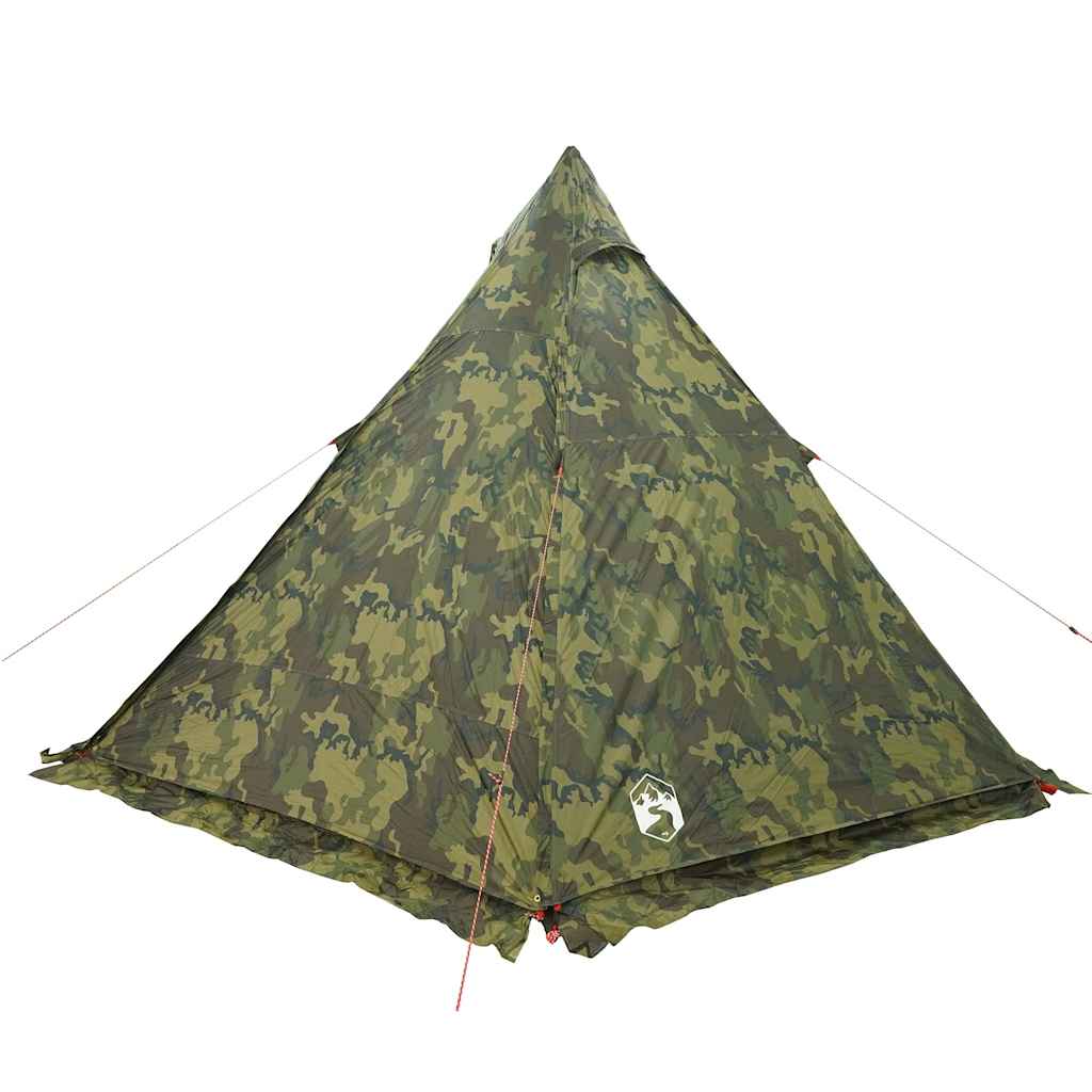 Tipi-Familienzelt 6 Personen Tarnmuster Wasserdicht Camouflage