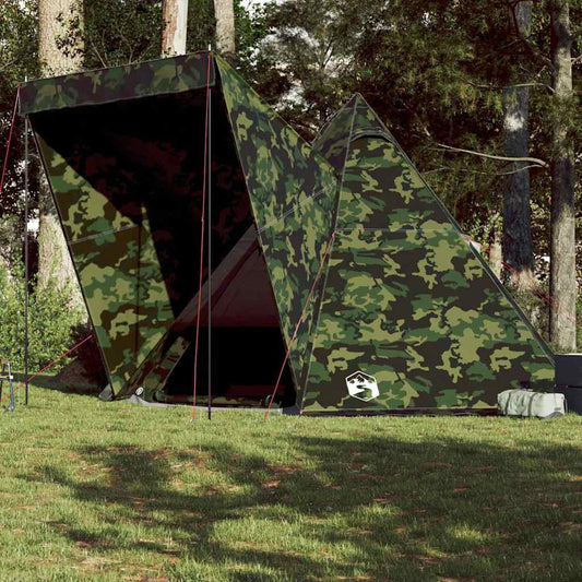 Tipi-Familienzelt 6 Personen Tarnmuster Wasserdicht Camouflage