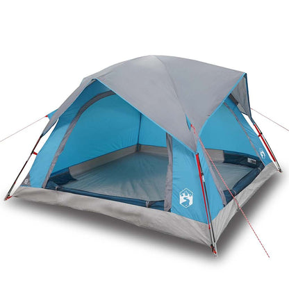 Campingzelt 4 Personen Wasserdicht Blau