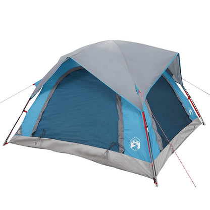 Campingzelt 4 Personen Wasserdicht Blau