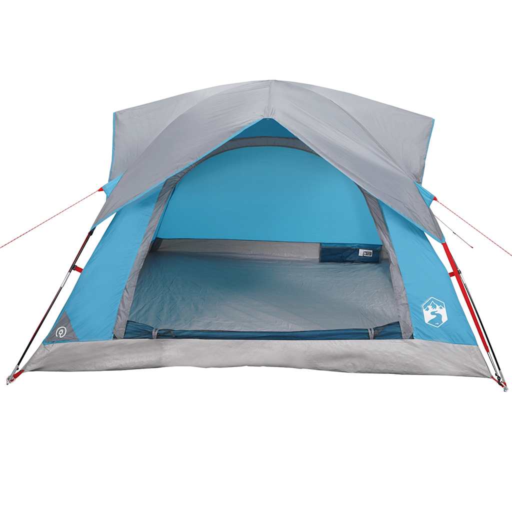 Campingzelt 4 Personen Wasserdicht Blau