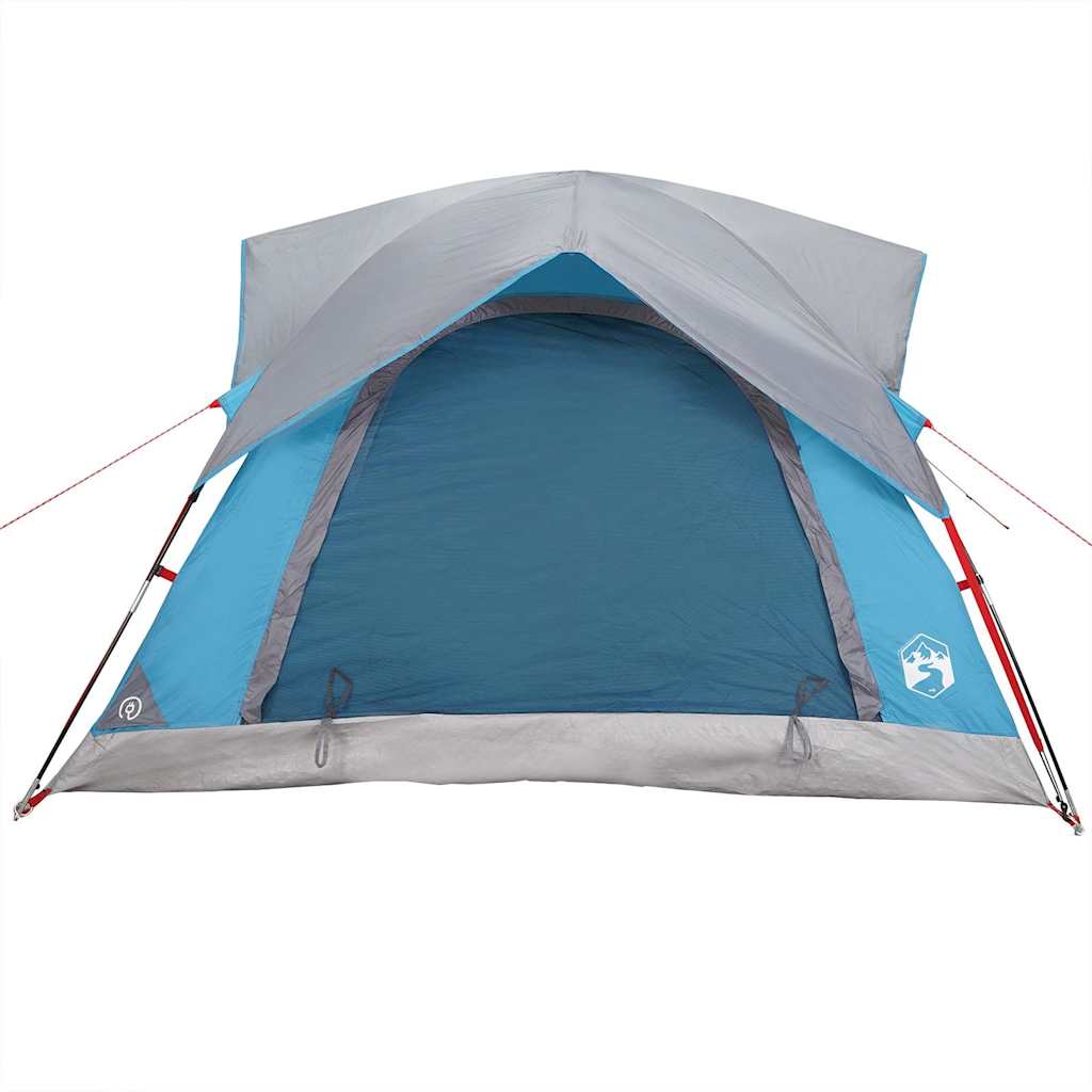 Campingzelt 4 Personen Wasserdicht Blau