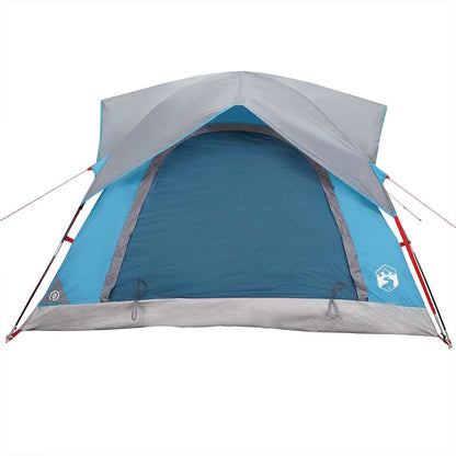 Campingzelt 4 Personen Wasserdicht Blau
