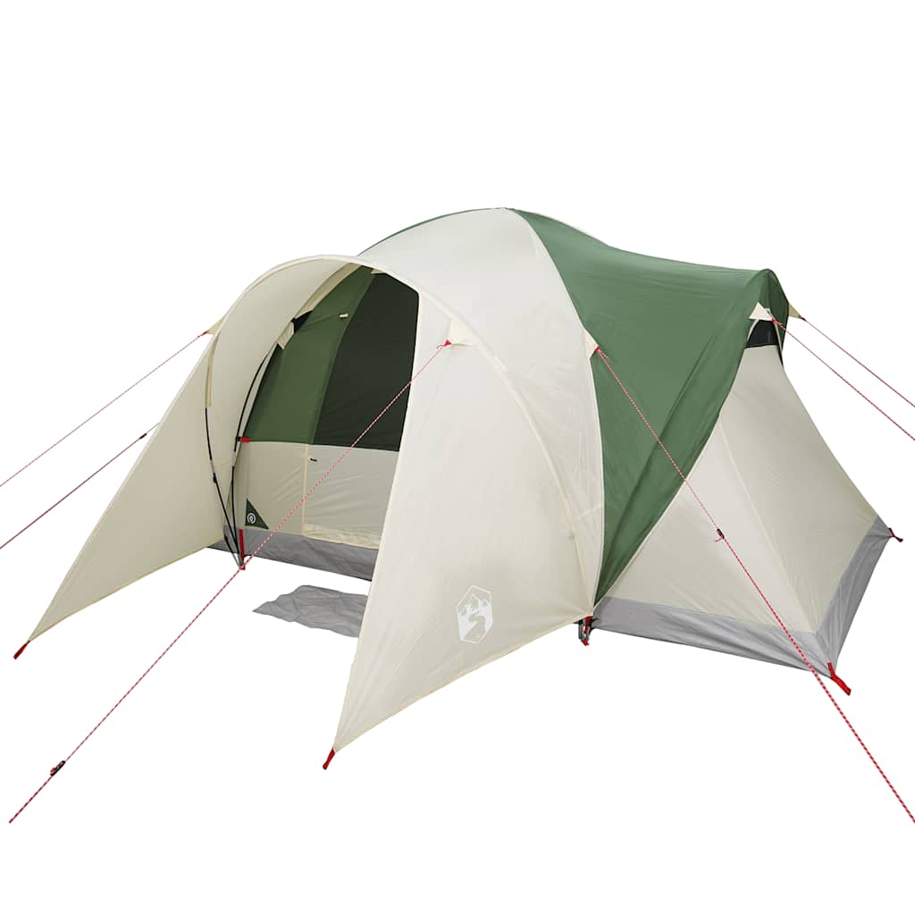 Kuppel-Familienzelt 6 Personen Wasserdicht Grün