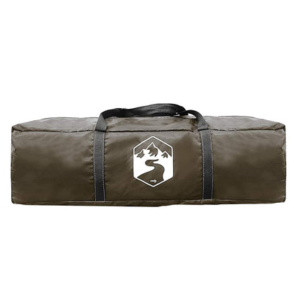 Kuppel-Familienzelt 6 Personen Wasserdicht Braun