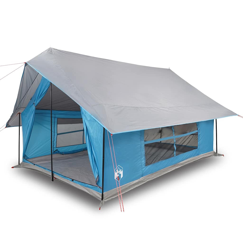 Campingzelt 5 Personen Wasserdicht Blau